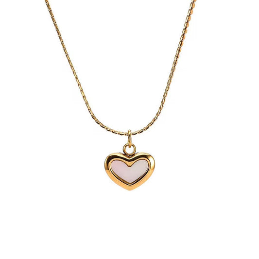 Collana Cuore bianco