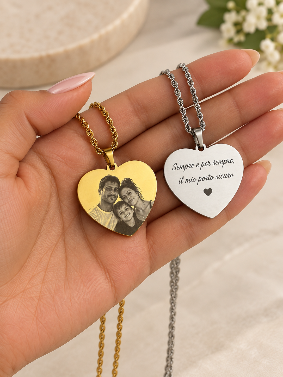 Collana Ricordo a Cuore