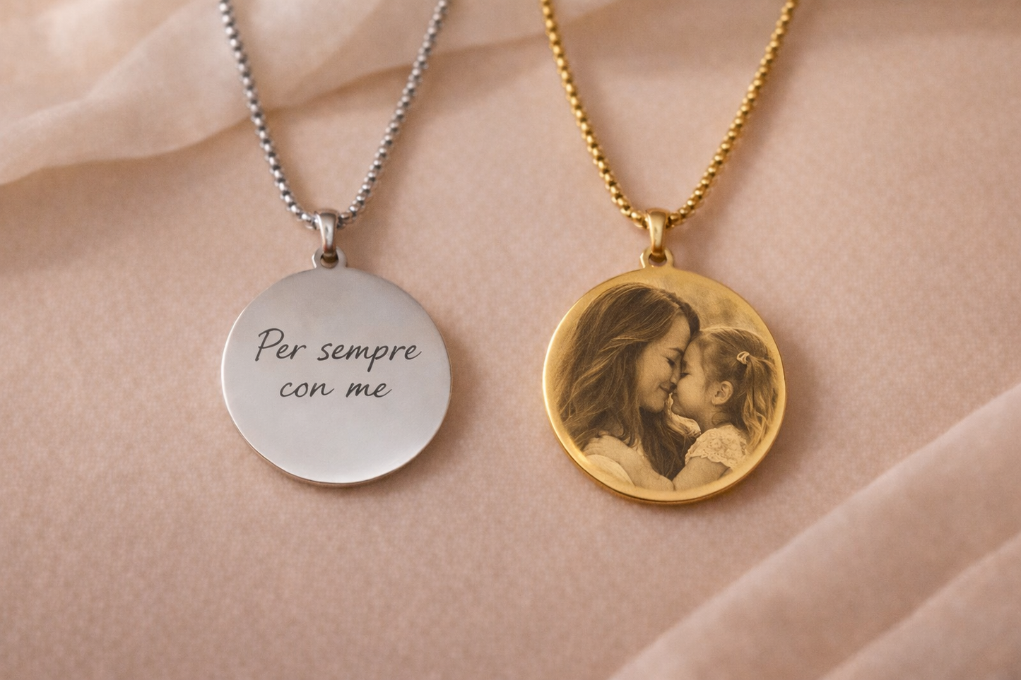 Collana Personalizzata con Foto e/o Incisione