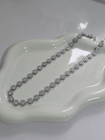 Collana Crystal silver