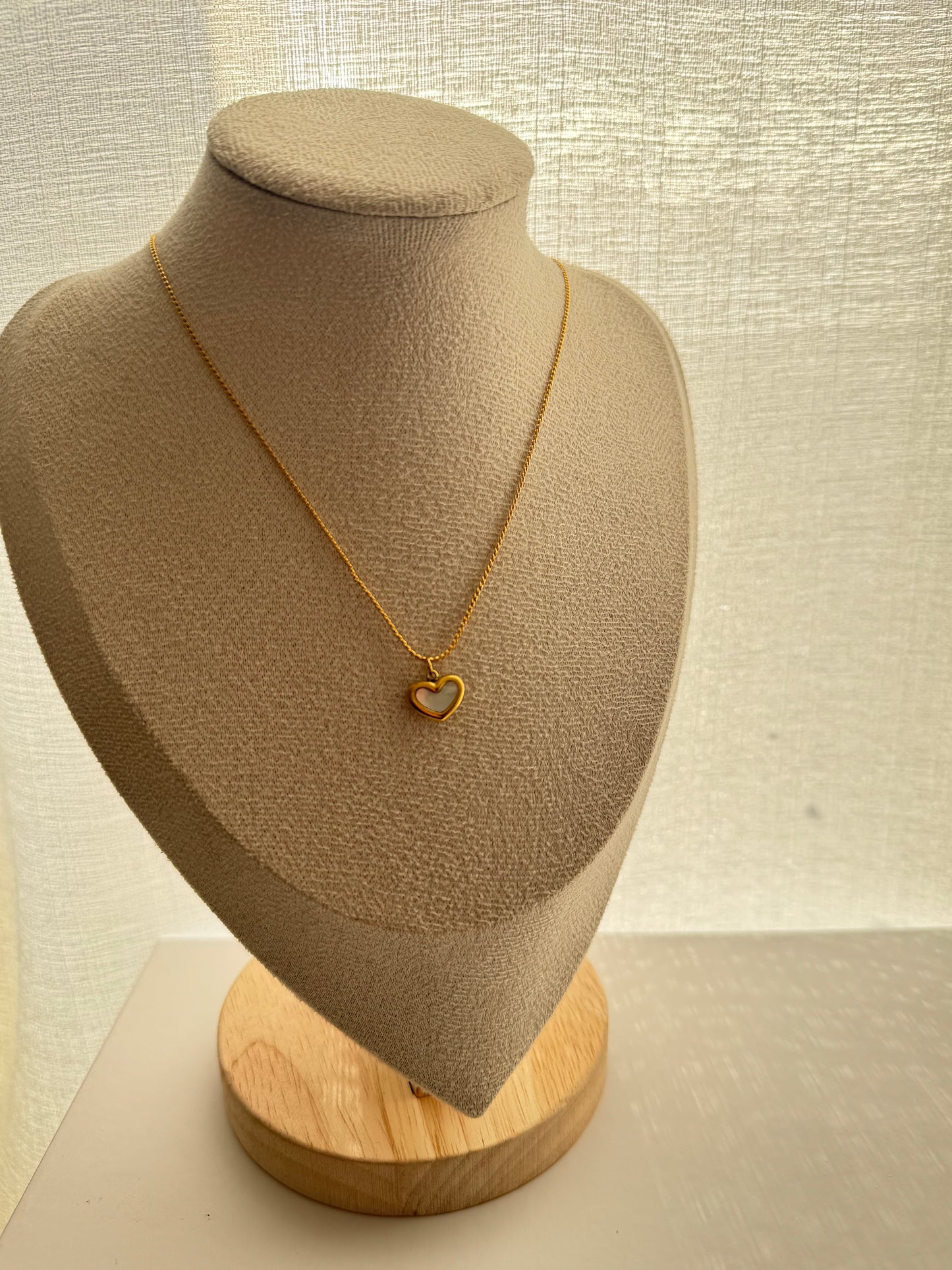Collana Cuore bianco