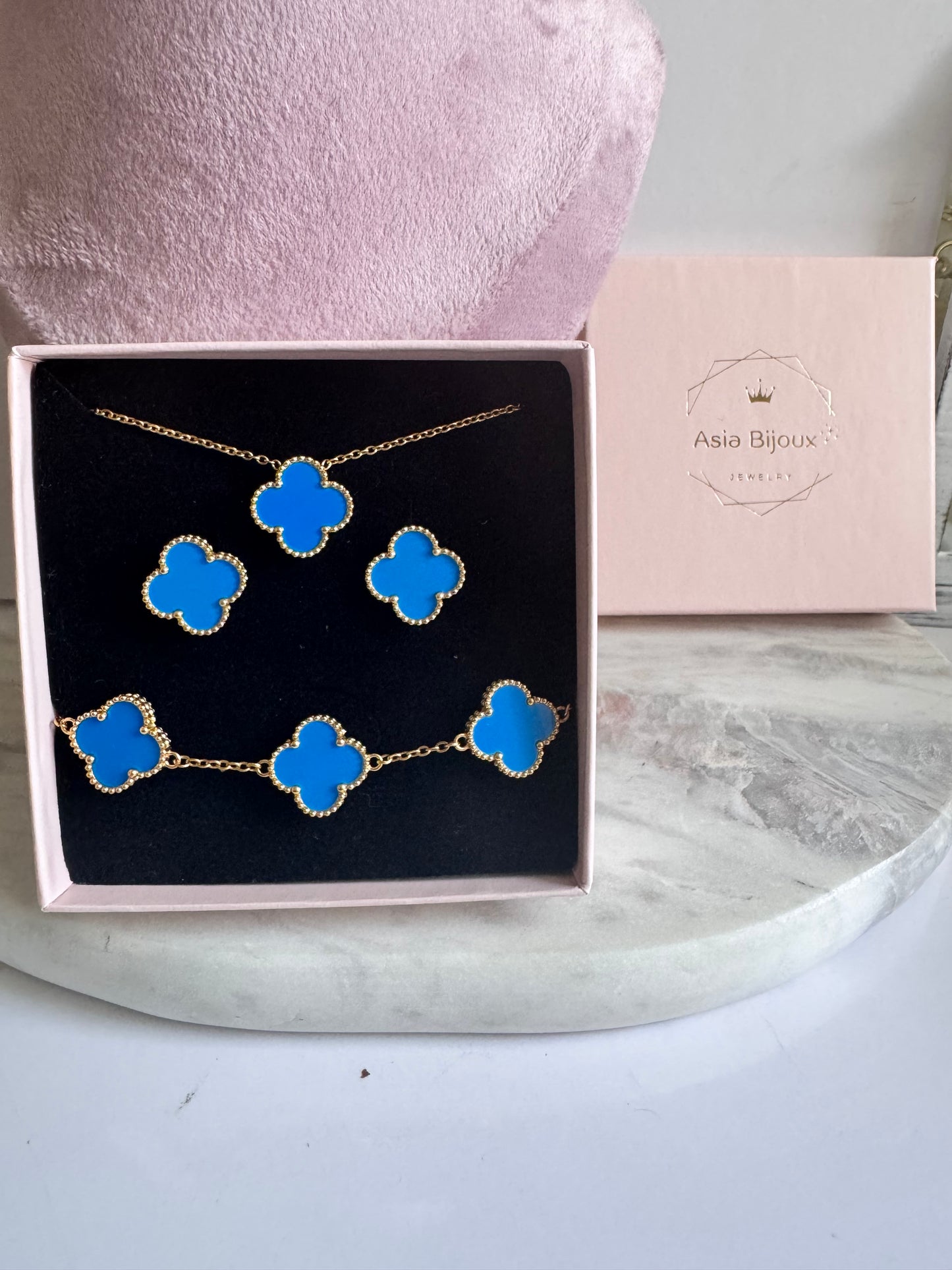 Set Elle azzurro