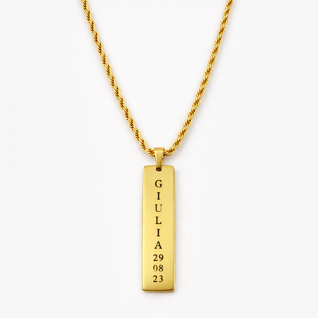 Collana Ricordo Inciso