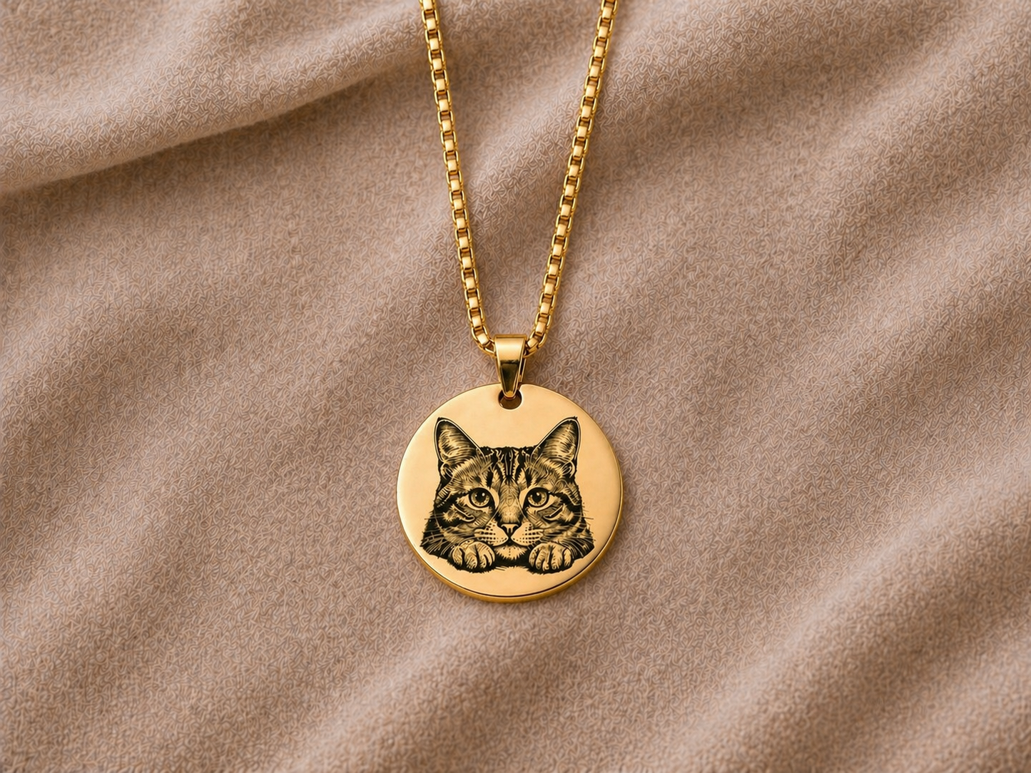 Collana Personalizzata con Foto e/o Incisione – Ciondolo Medio