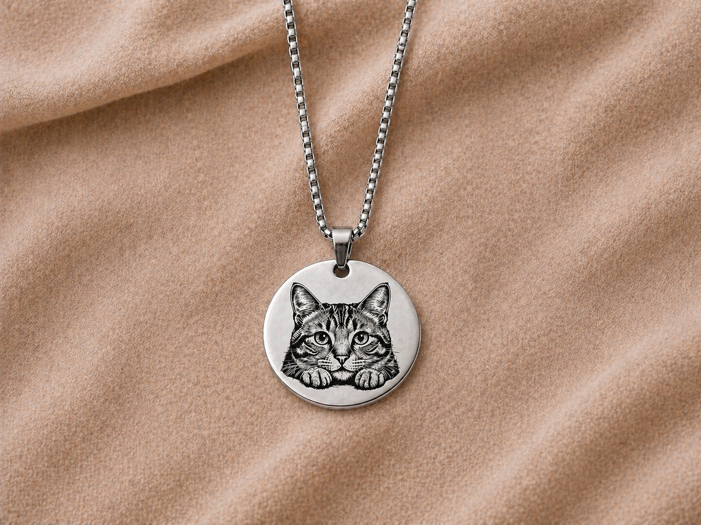 Collana Personalizzata con Foto e/o Incisione – Ciondolo Medio
