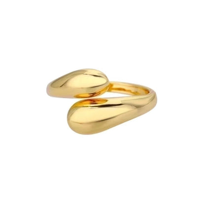 Anello doppia goccia