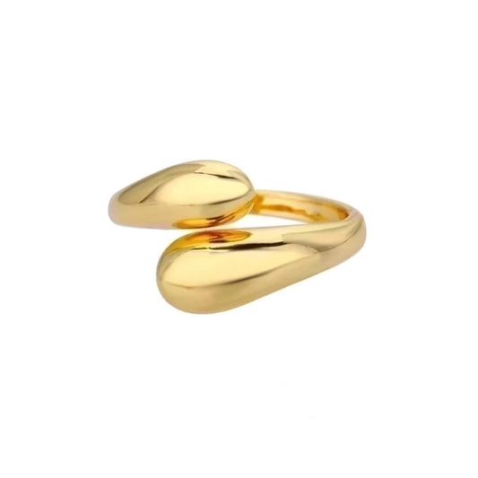 Anello doppia goccia