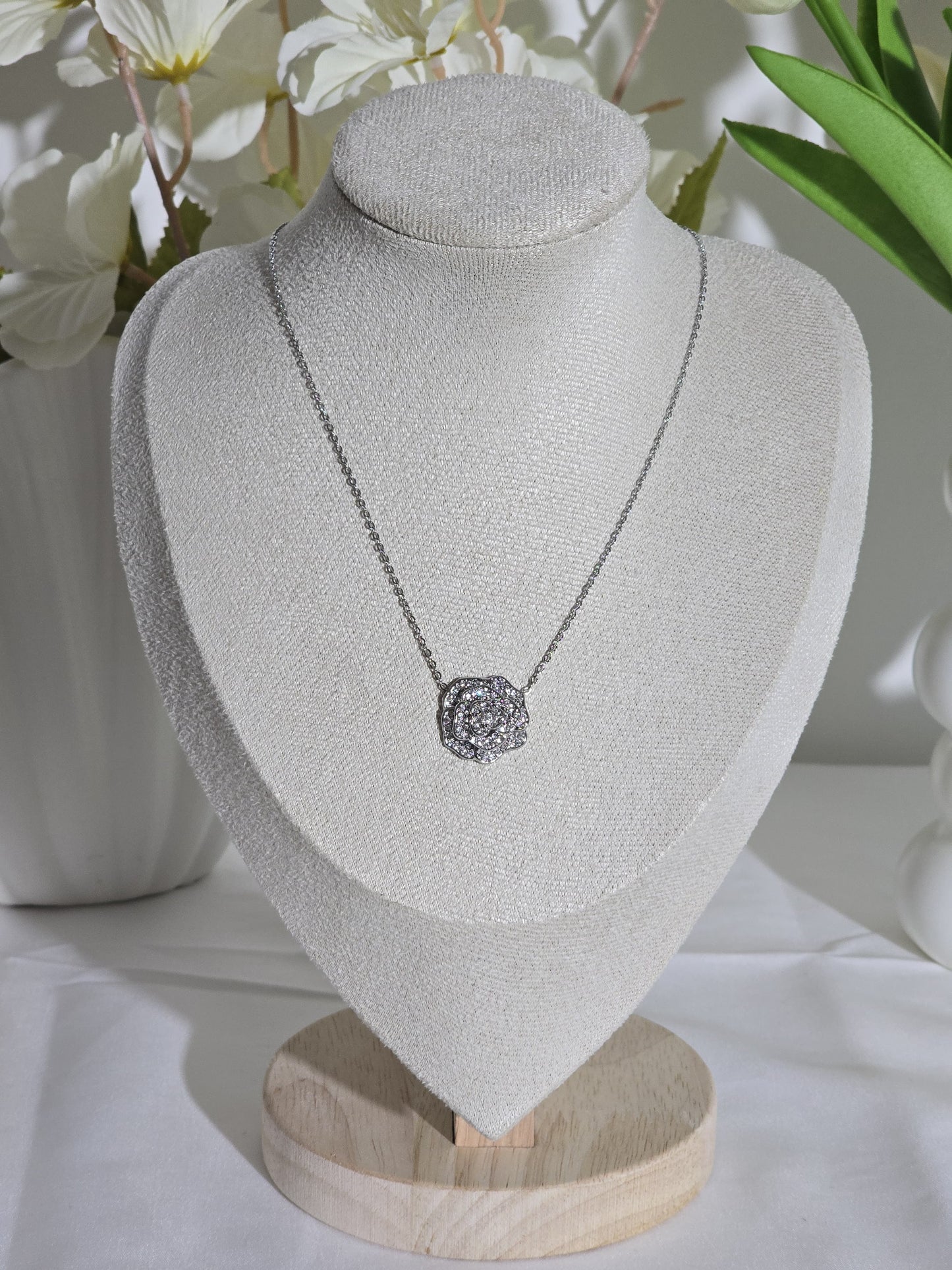 Collana Rose Silver