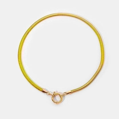 Collana Snake spessa