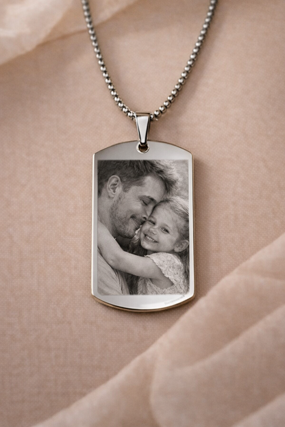 Collana Ciondolo Targhetta Personalizzata