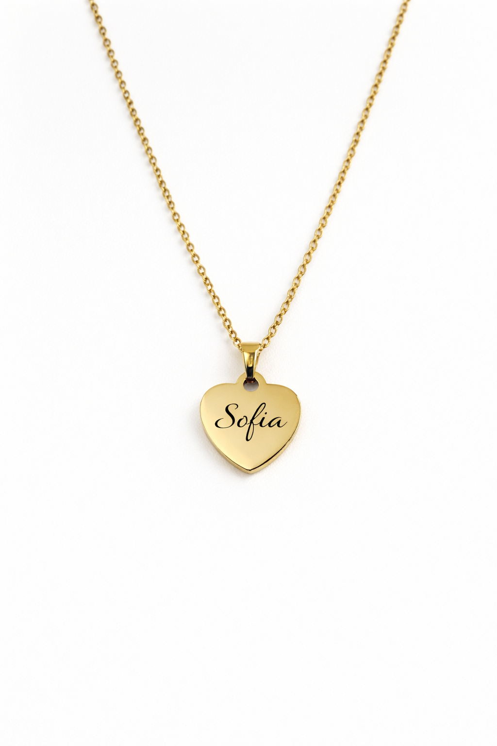 Collana Cuore Inciso