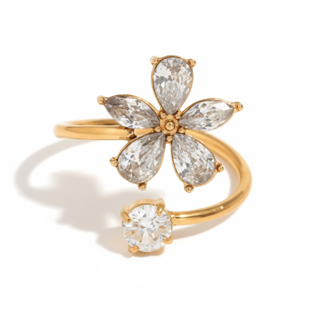Anello Fiore Lumina