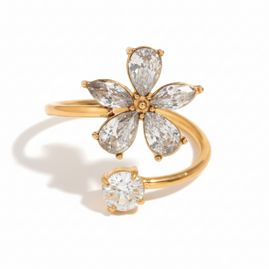 Anello Fiore Lumina