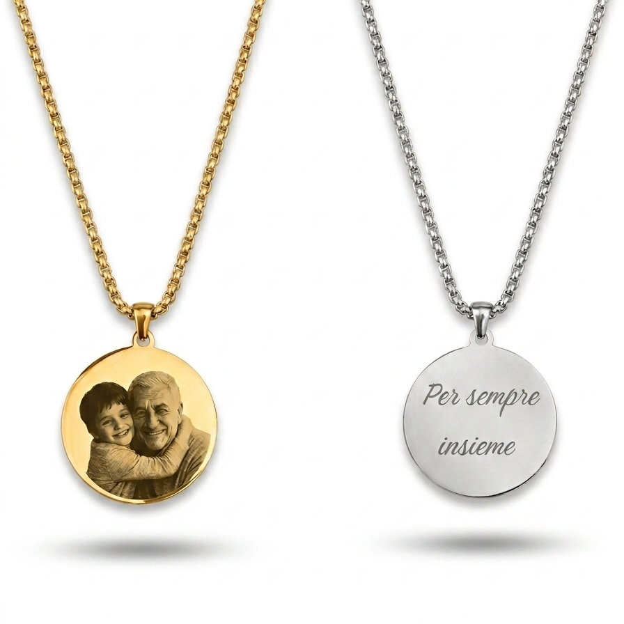 Collana Personalizzata con Foto e/o Incisione