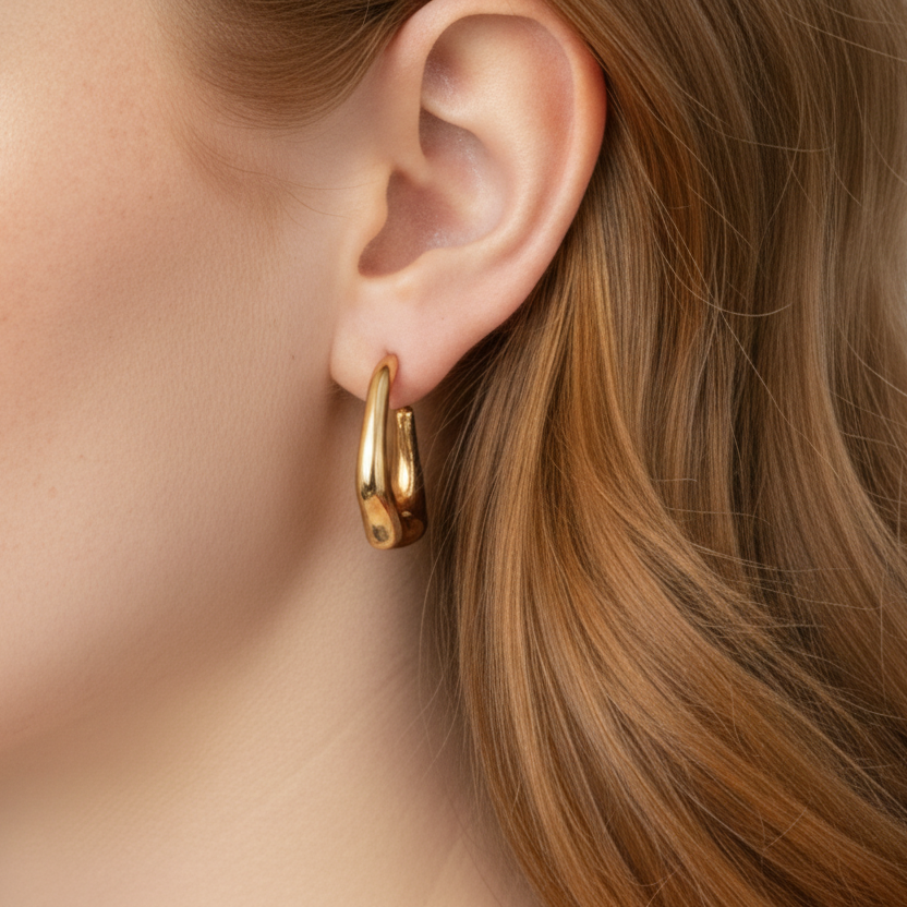 Orecchini Golden Wave