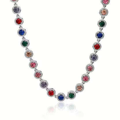Collana Crystal silver