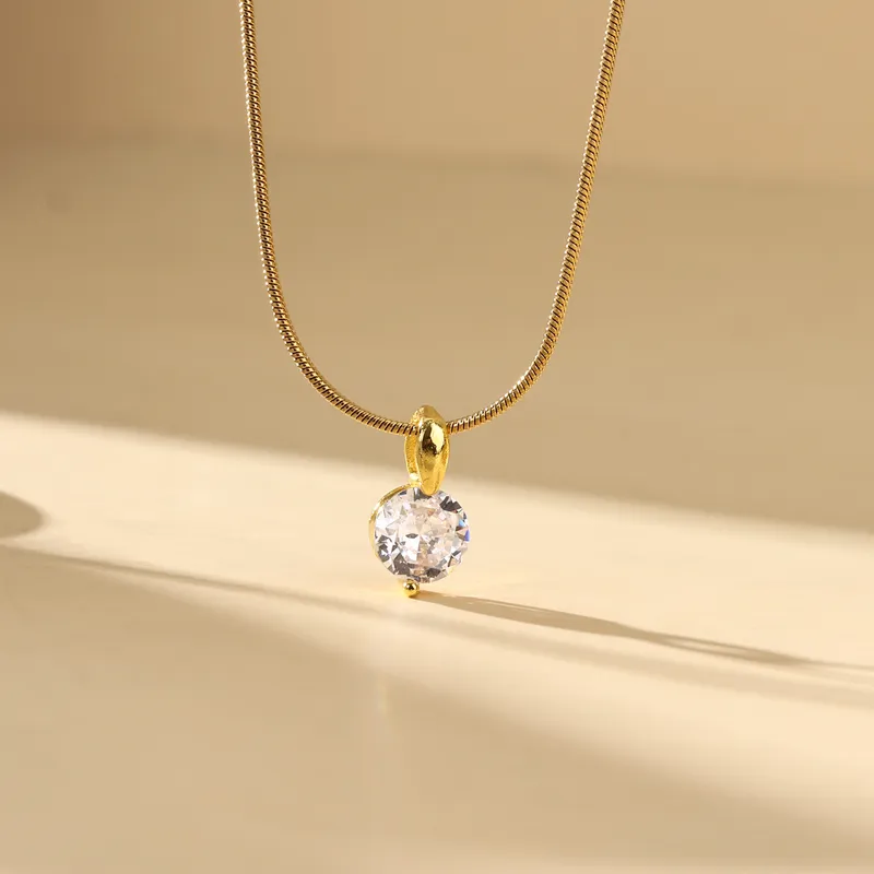 Collana Punto Luce Solitario