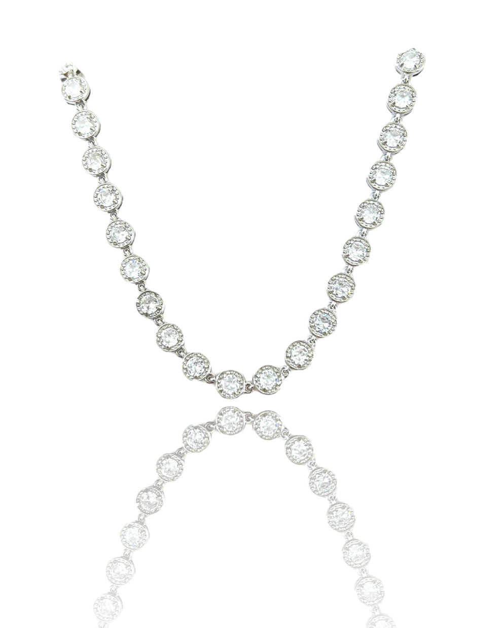 Collana Crystal silver