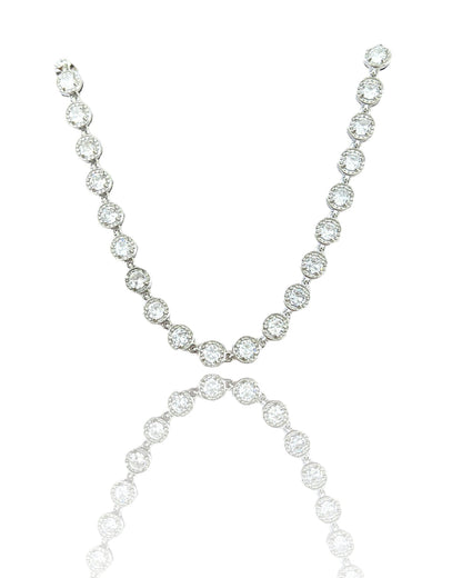 Collana Crystal silver