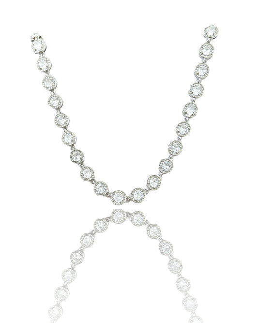 Collana Crystal silver