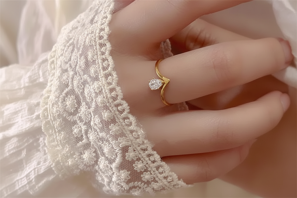 Anello Goccia di Luce