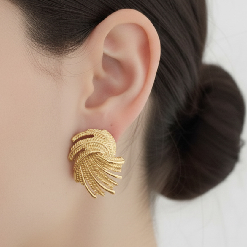 Orecchini Plissé